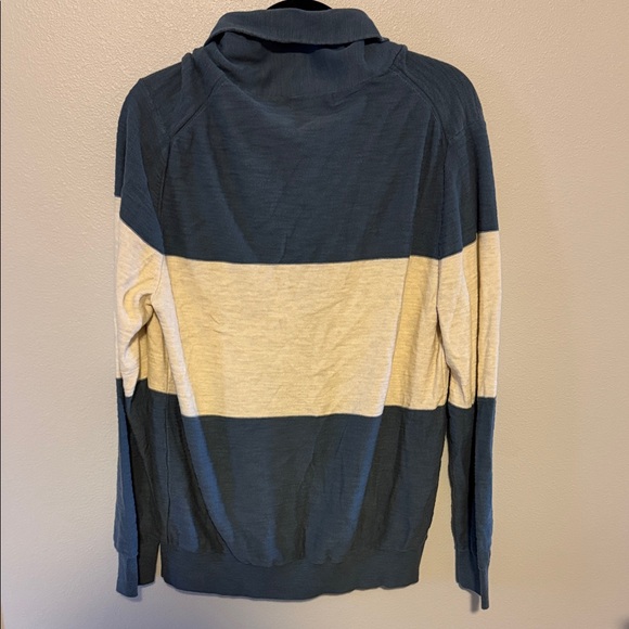 Banana Republic Blue and Cream Cardigan Men’s Size L - Picture 3 of 4